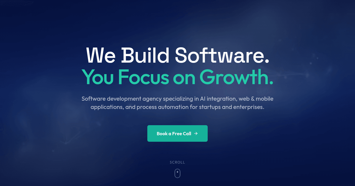 Custom Software Development & AI Automation Agency | Deep Blue Coding