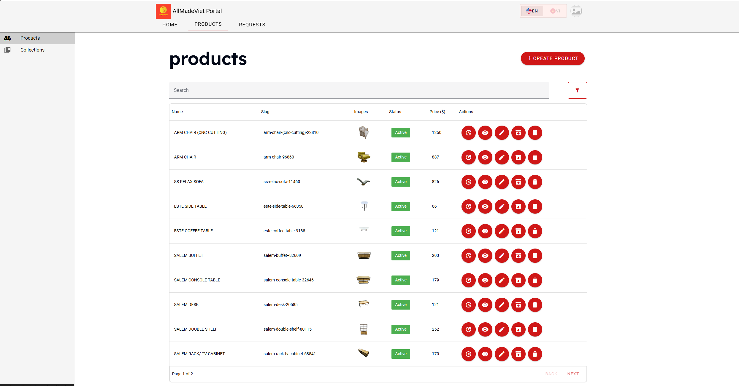 Manufacturer Portal